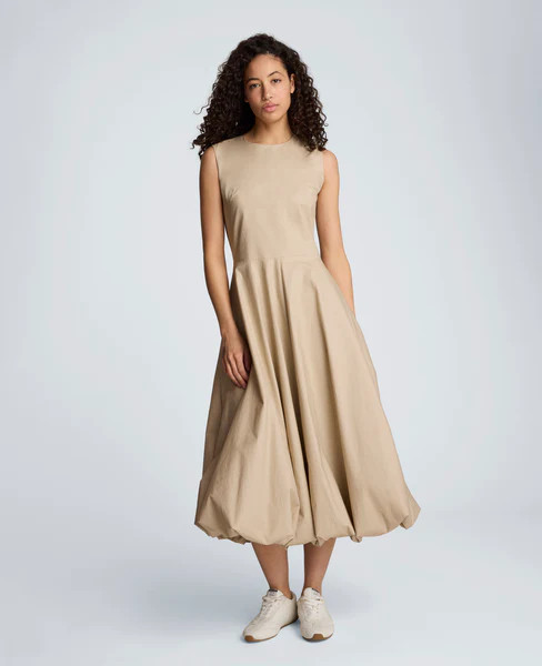 Bubble Hem Midi Dress | Kenneth Cole