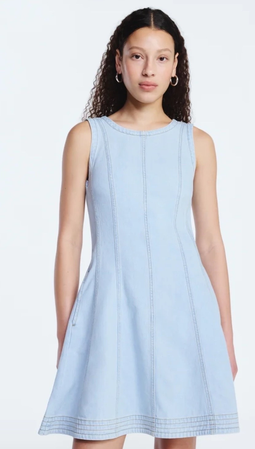 Fresh Spring look!! Gorgeous pale blue soft denim dress. 

#LTKgrwm #LTKootd #LTKdayinmylife