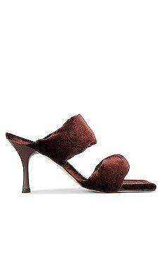 ALOHAS Twist Strap Mule in Velvet Coffee from Revolve.com | Revolve Clothing (Global)
