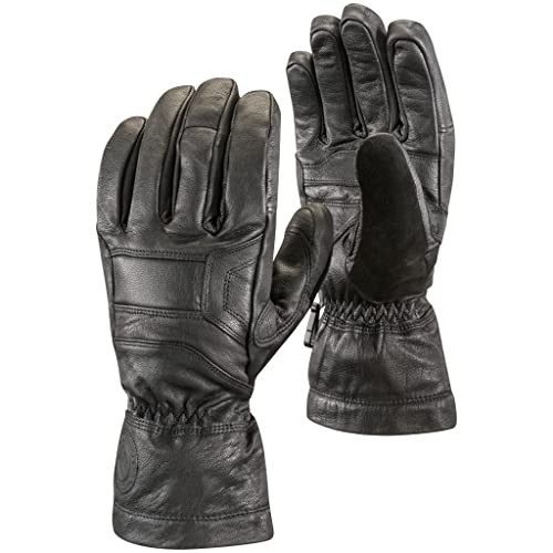 BLACK DIAMOND Mens Kingpin Cold Weather Leather Winter Gloves, Black, Medium | Amazon (US)