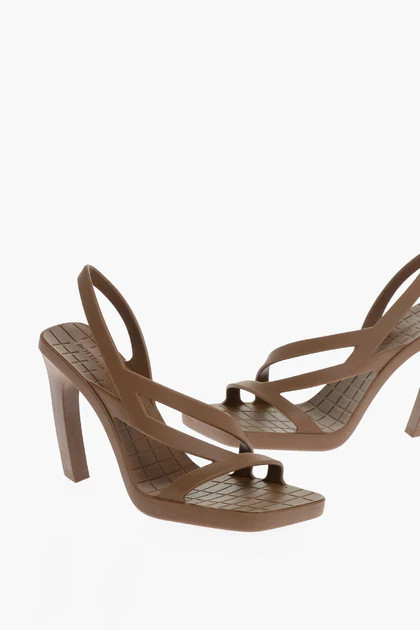 Bottega Veneta Rubber Jimbo Sandals Heel 11 Cm | Shop Simon