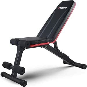 PASYOU Adjustable Weight Bench Full Body Workout Multi-Purpose Foldable Incline Decline Exercise ... | Amazon (US)