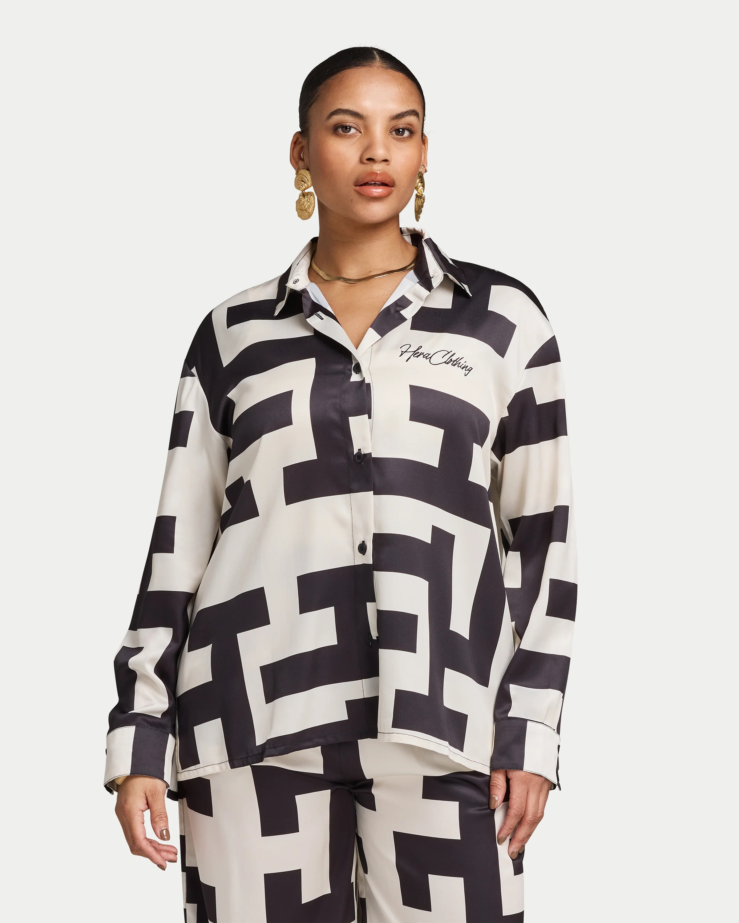 Womens Monogram Resort Shirt | HERA Clothing