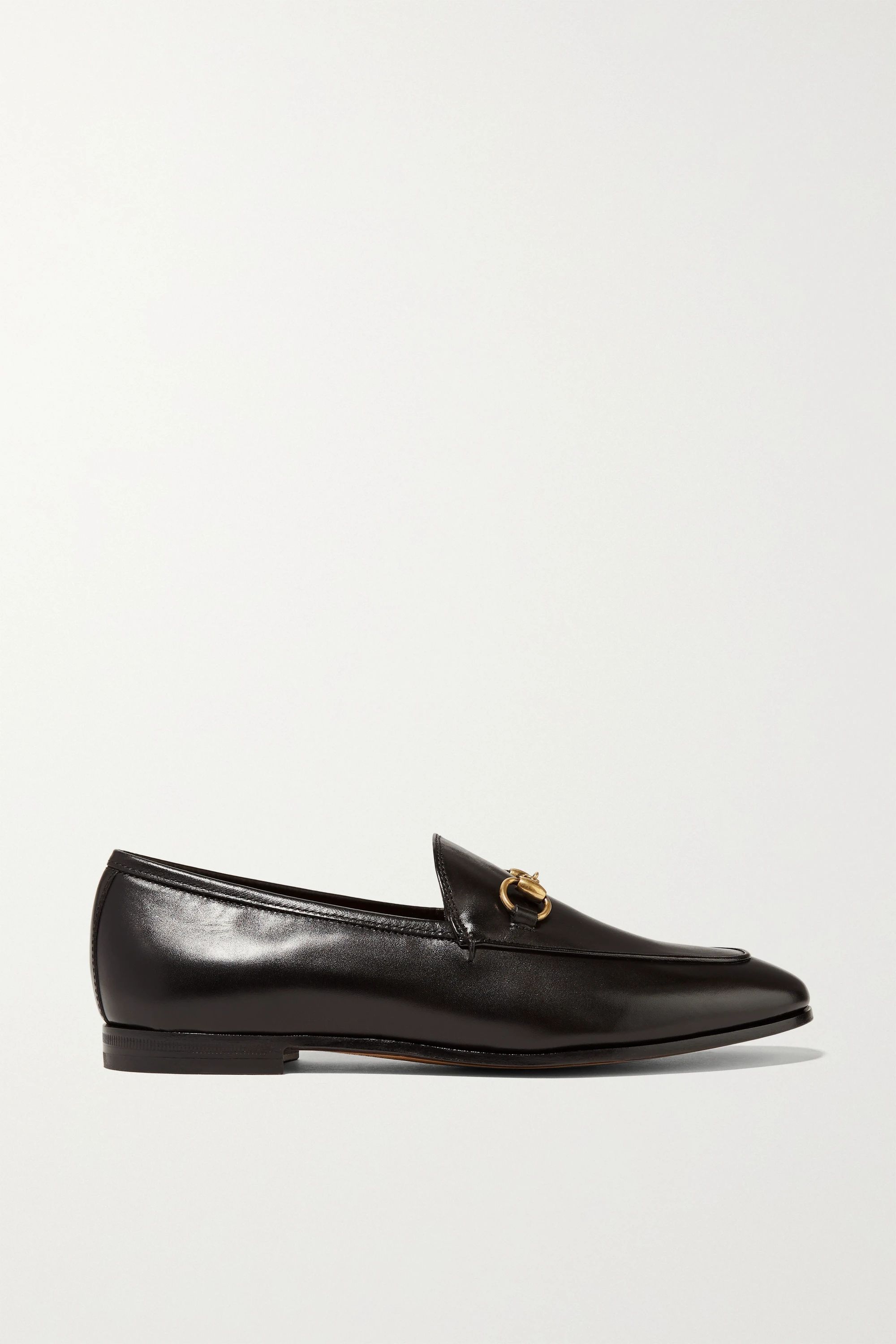 GucciJordaan horsebit-detailed leather loafers | NET-A-PORTER (UK & EU)
