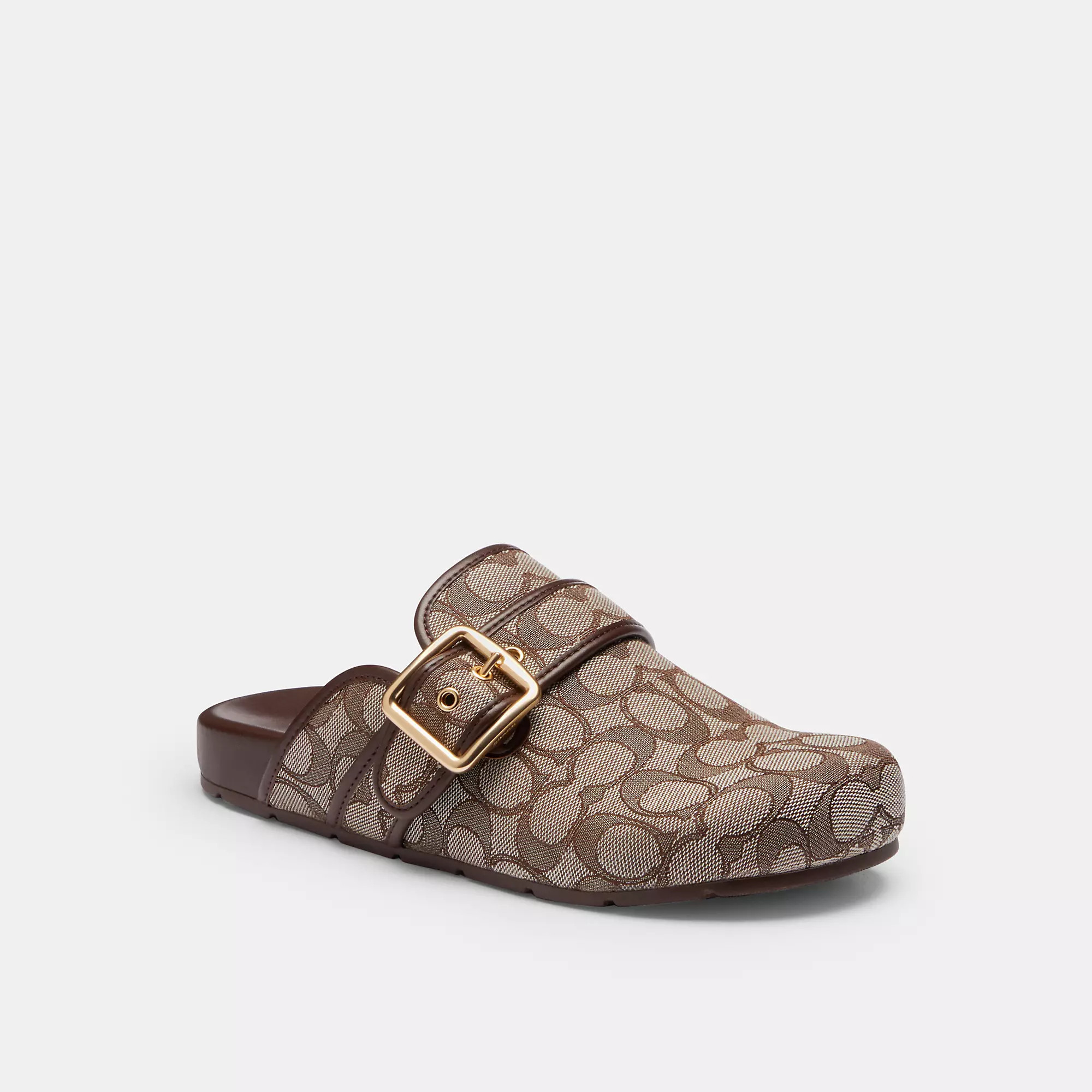 Archival Buckle Clog In Signature Jacquard | Coach (US)