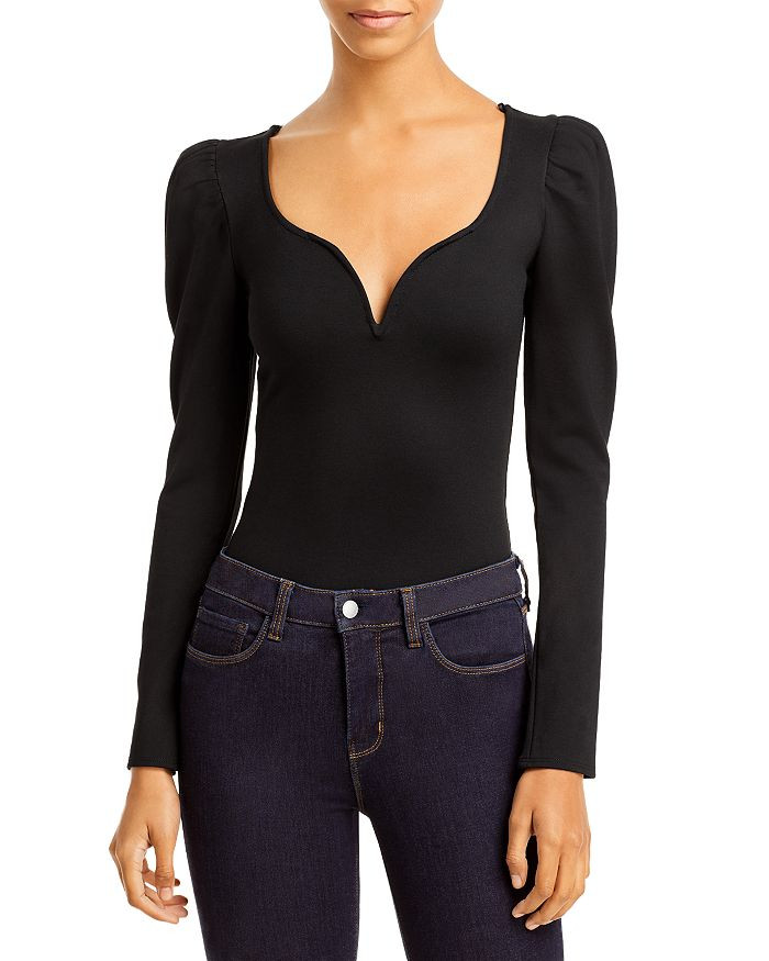 AQUA
            
    
                    
                        Sweetheart Puff Shoulder Body... | Bloomingdale's (US)