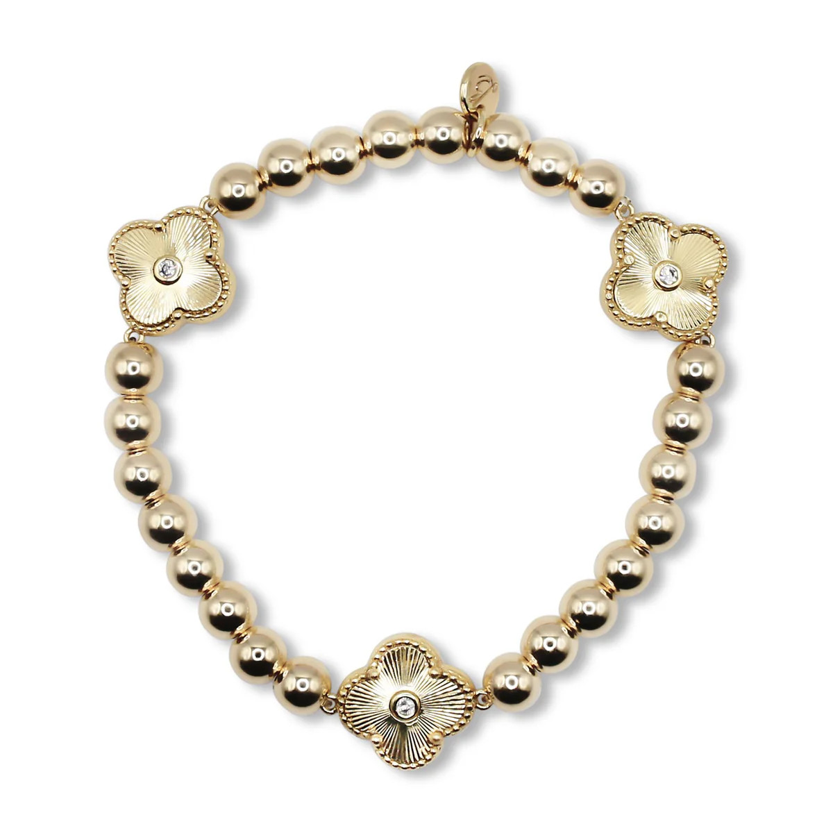 Arden - 14k Gold Filled Clover Bracelet | Bowood Lane