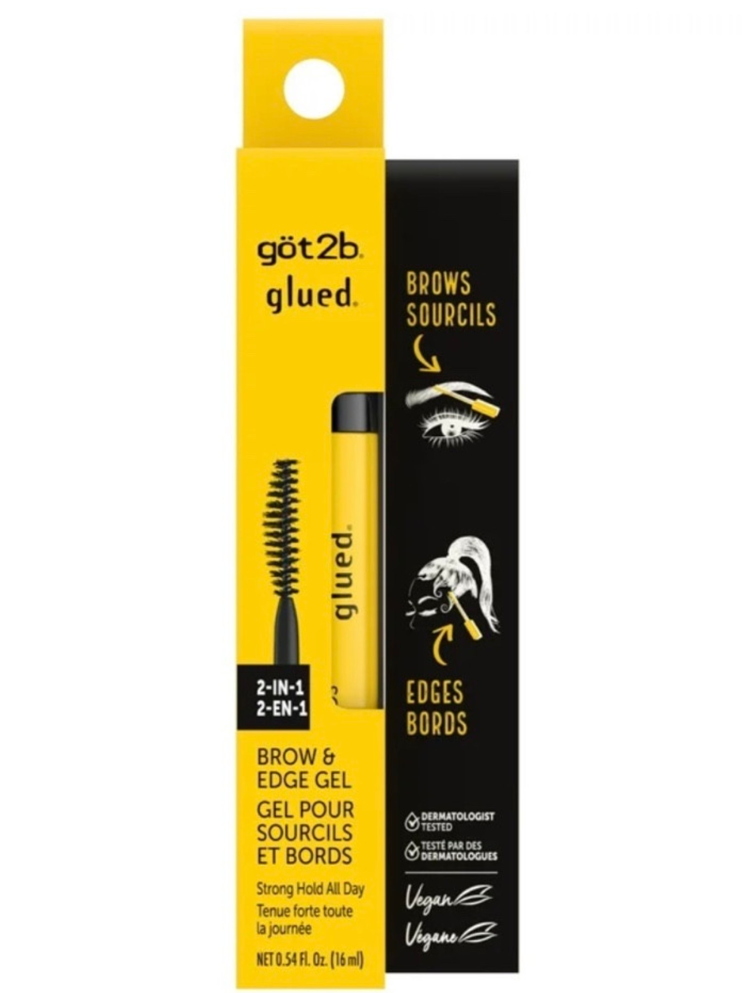 got2b Glued 2-in-1 Brow Gel & Edge Control, Strong Hold Eyebrow & Hair Mascara, 0.54 oz

#LTKGiftGuide #LTKdayinmylife #LTKHoliday