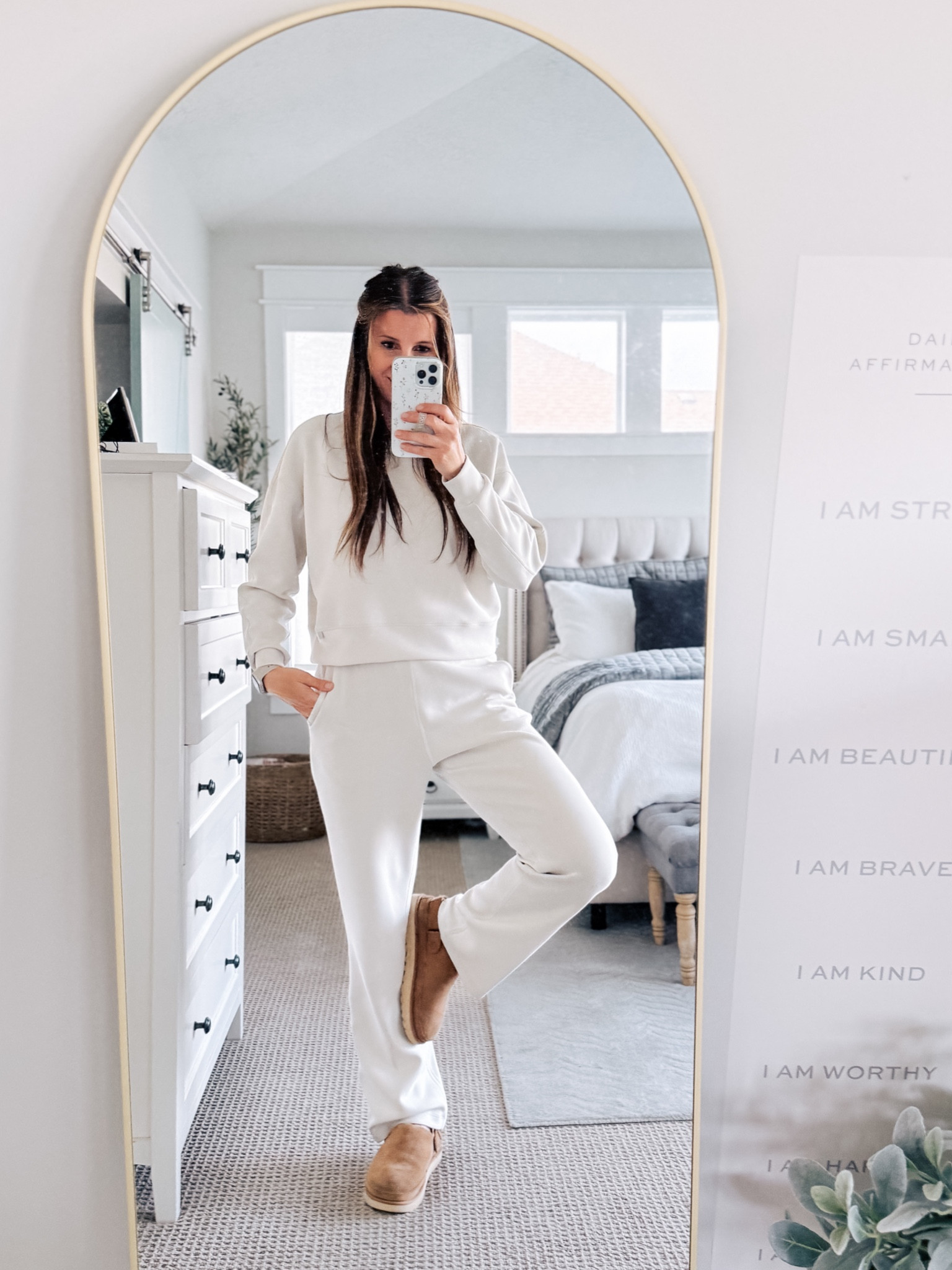 The comfiest and softest set I own!!  Always get compliments when I wear this.  
#comfyclothes #momstyle #momoutfits #comfyset #wideleg #cropped 


#LTKMidsize #LTKStyleTip #LTKFamily