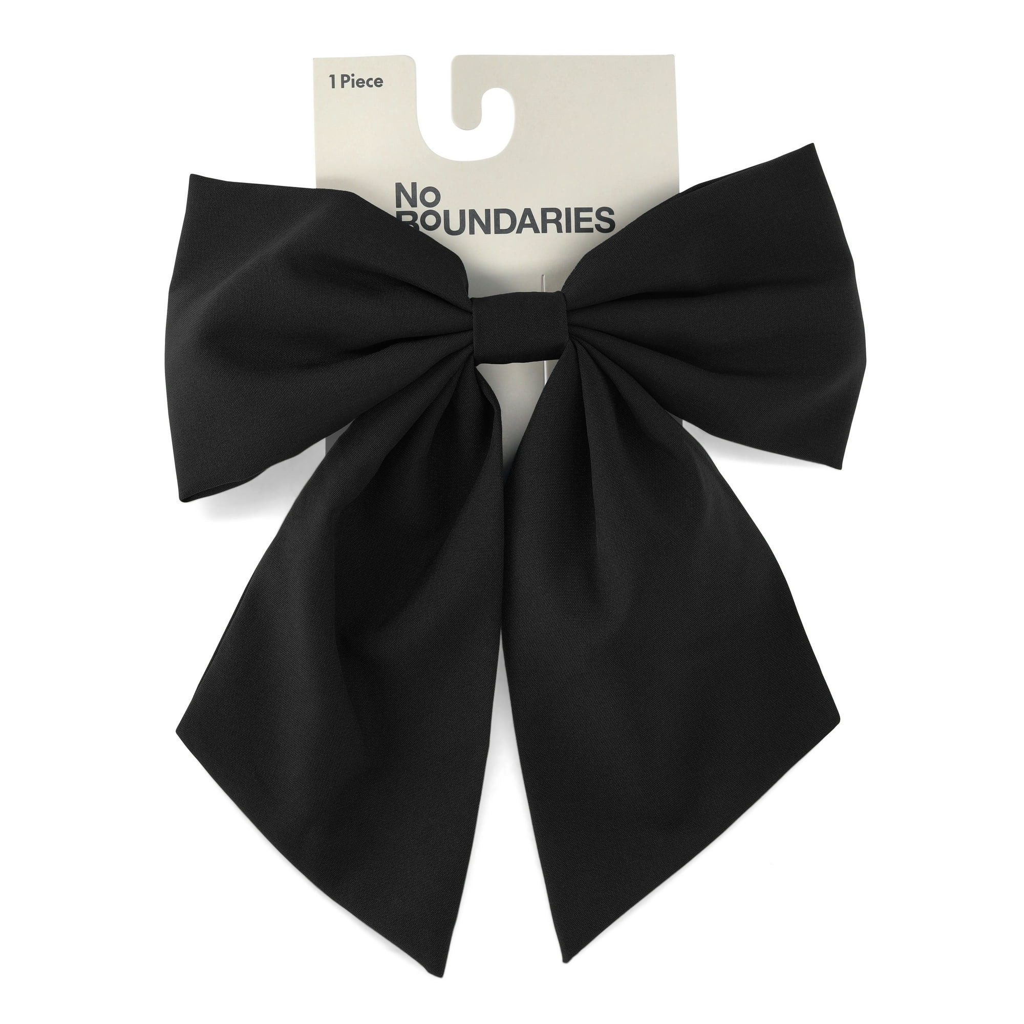 No Boundaries Solid Color Bow Barrette | Walmart (US)