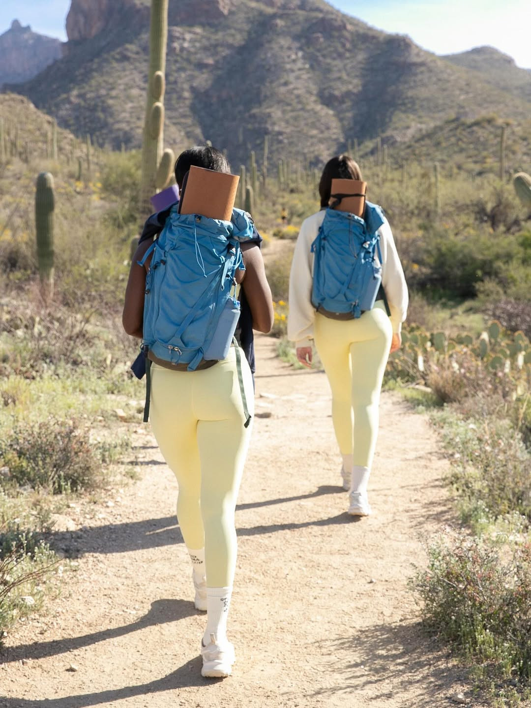  A hike to our yoga class amongst the cacti 🌵 
I don’t think a typical yoga class will ever compare now?! 

Wearing @Spiritual Gangster 

 

#LTKfitnessgoals #LTKActive #LTKootd