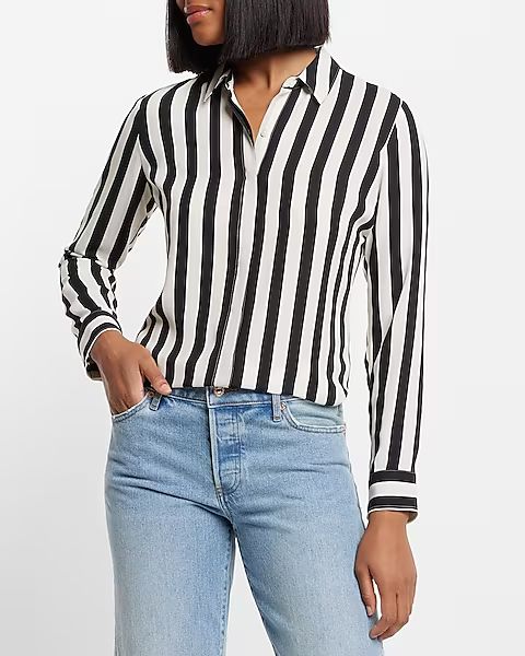 Striped Portofino Shirt | Express
