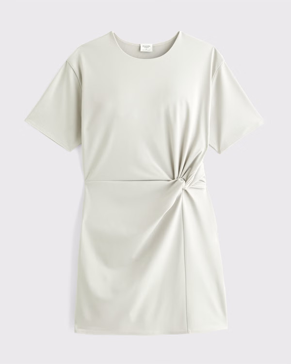Side-Knot Knit Mini Dress | Abercrombie & Fitch (US)