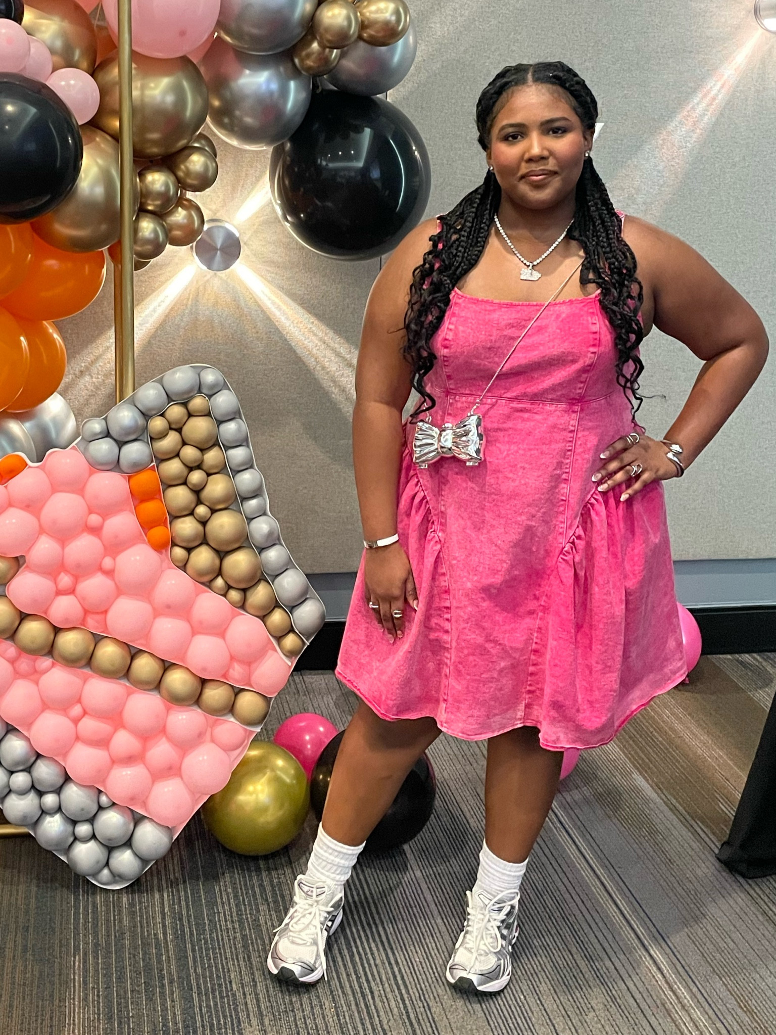 Sneaker ball ready! My daughter picked out her entire outfit for her cousin’s sneaker ball and it came out so cute! 

This dress was super thick and very high-quality. It’s true to size.. we sized up and it was too big but we made it work!

Also - These mini bags are in so I was glad to snag her one for under $10! SHEIN for the win!  

#LTKActive #LTKstyletip #LTKkids