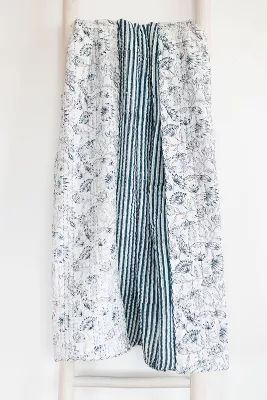 Connected Goods Kantha Quilt No. 0425 | Anthropologie (US)
