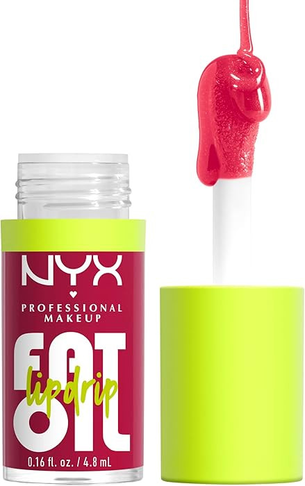 NYX PROFESSIONAL MAKEUP Fat Oil Lip Drip, Moisturizing Lip Oil Gloss, Vegan Tinted Formula, Up to... | Amazon (US)