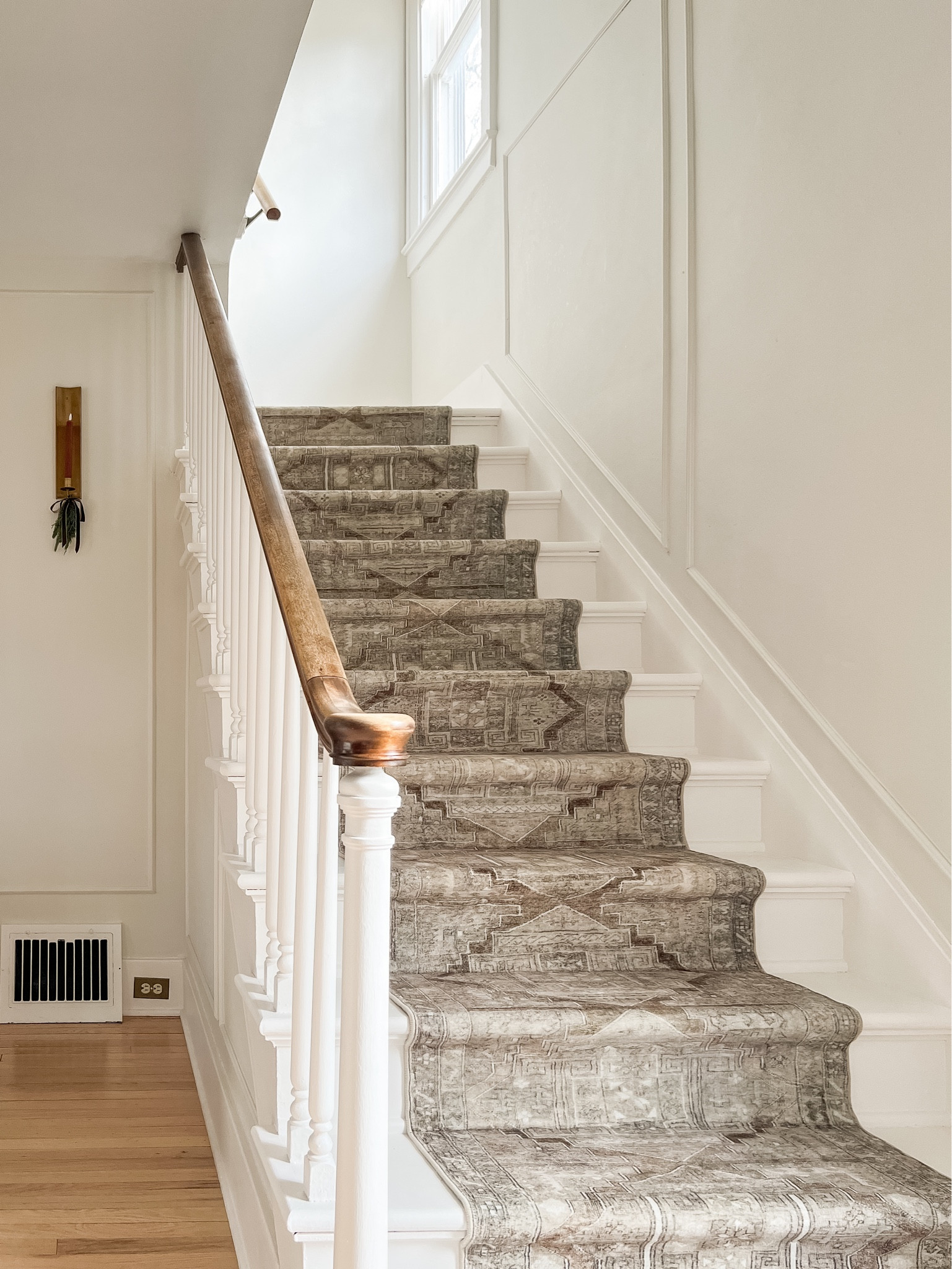 Our staircase got a makeover just in time for the holidays! (Swipe to see the before.) The gorgeous runner is from the Magnolia Home by Joanna Gaines x Loloi Sinclair Collection - SIN-02 Khaki / Tobacco and is part of the Amazon Black Friday Cyber Monday promotion. I love the vintage look of this rug and the comfort it added to our home. 

#LTKHoliday #LTKCyberWeek #LTKhome
