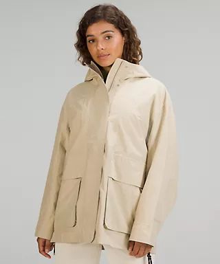 Oversized Hooded Rain Jacket | Women's Coats & Jackets | lululemon | Lululemon (US)