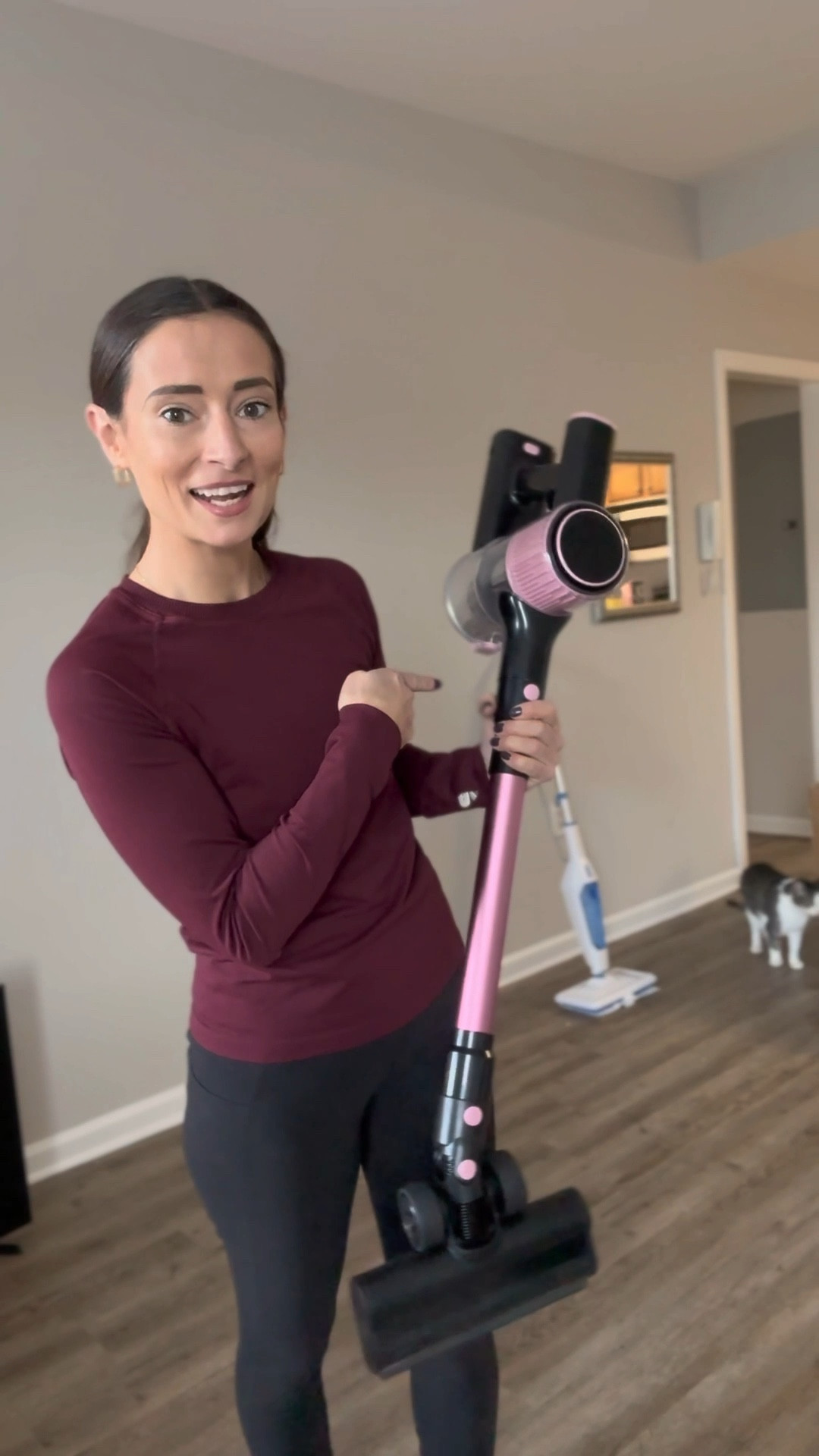 If it’s pink and makes cleaning easier… I’m in. 🩷 This vacuum is lightweight, strong suction, and perfect for quick clean-ups with kids + cats running around.

#LTKGiftGuide #LTKmomlife #LTKdayinmylife