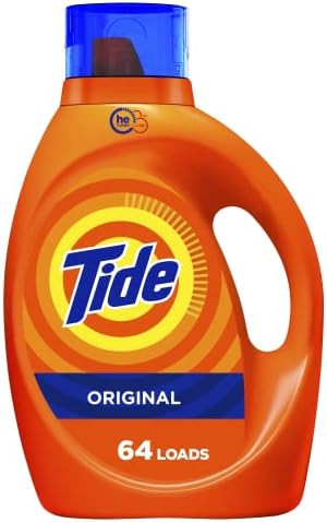 Tide Laundry Detergent Liquid Soap, High Efficiency (HE), Original Scent, 64 Loads | Amazon (US)