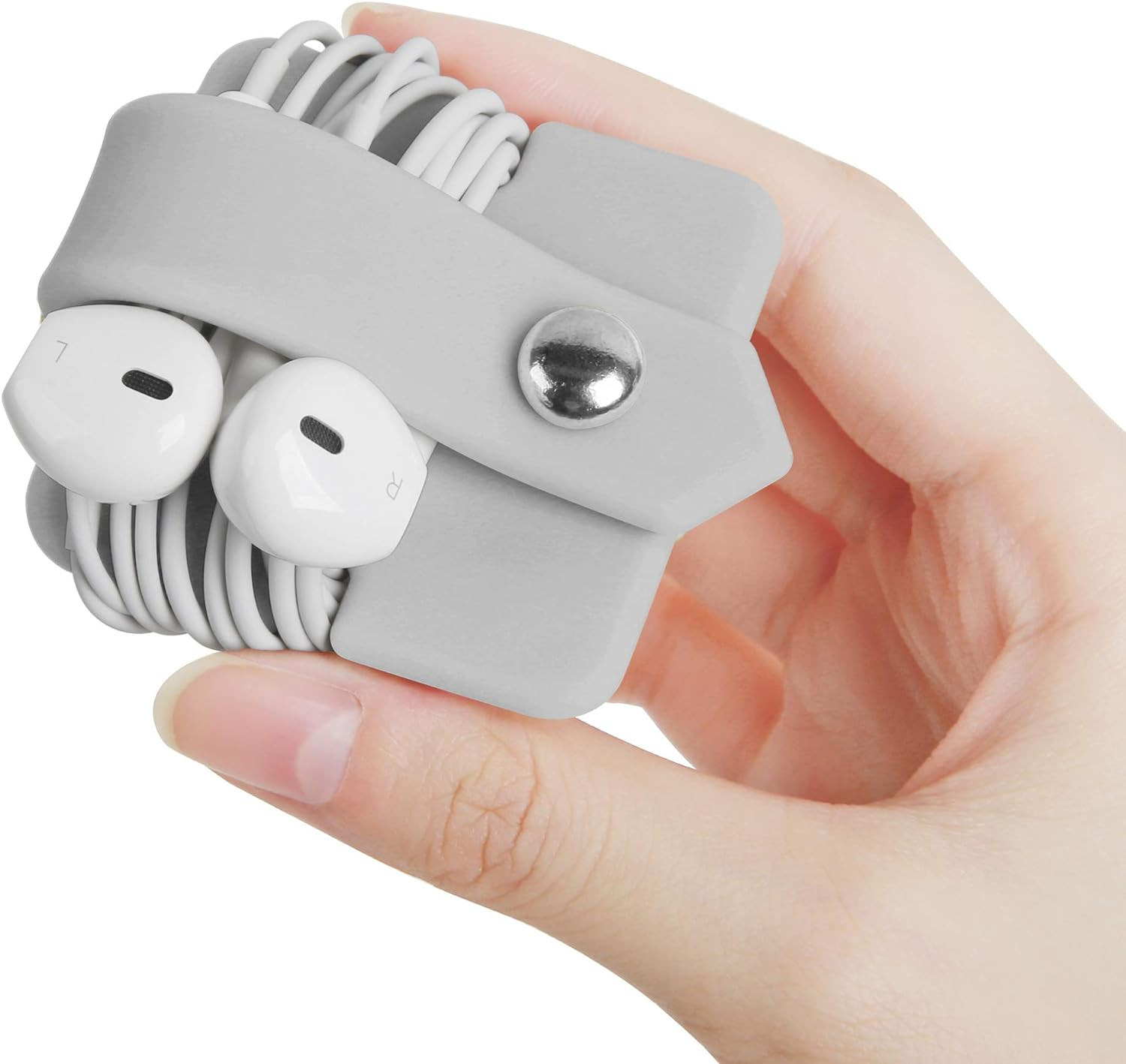 Cord Organizer Earbuds Holder Earphone Wrap Earphones Organizer Headset Headphone Earphone Wrap Winder Cord Manager Cable Winder Gray | Amazon (US)
