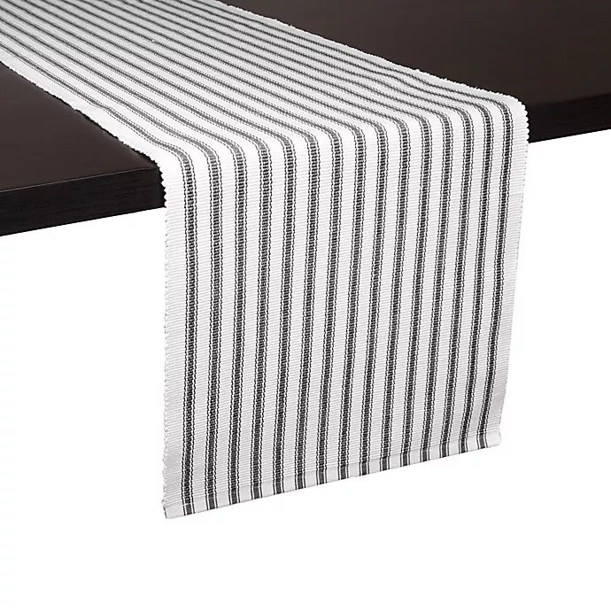 C&F Enterprises, Inc. Ticking Stripe 72-Inch Table Runner | Bed Bath & Beyond | Bed Bath & Beyond