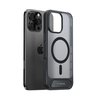 TORRAS Ostand L1 for iPhone 17 with Multi-Angle Kickstand, Shadow Black | Target