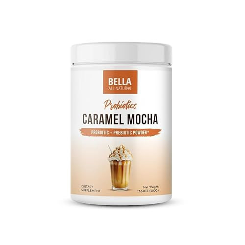Bella all Natural Probiotic Caramel Mocha Coffee - 500g | Amazon (US)