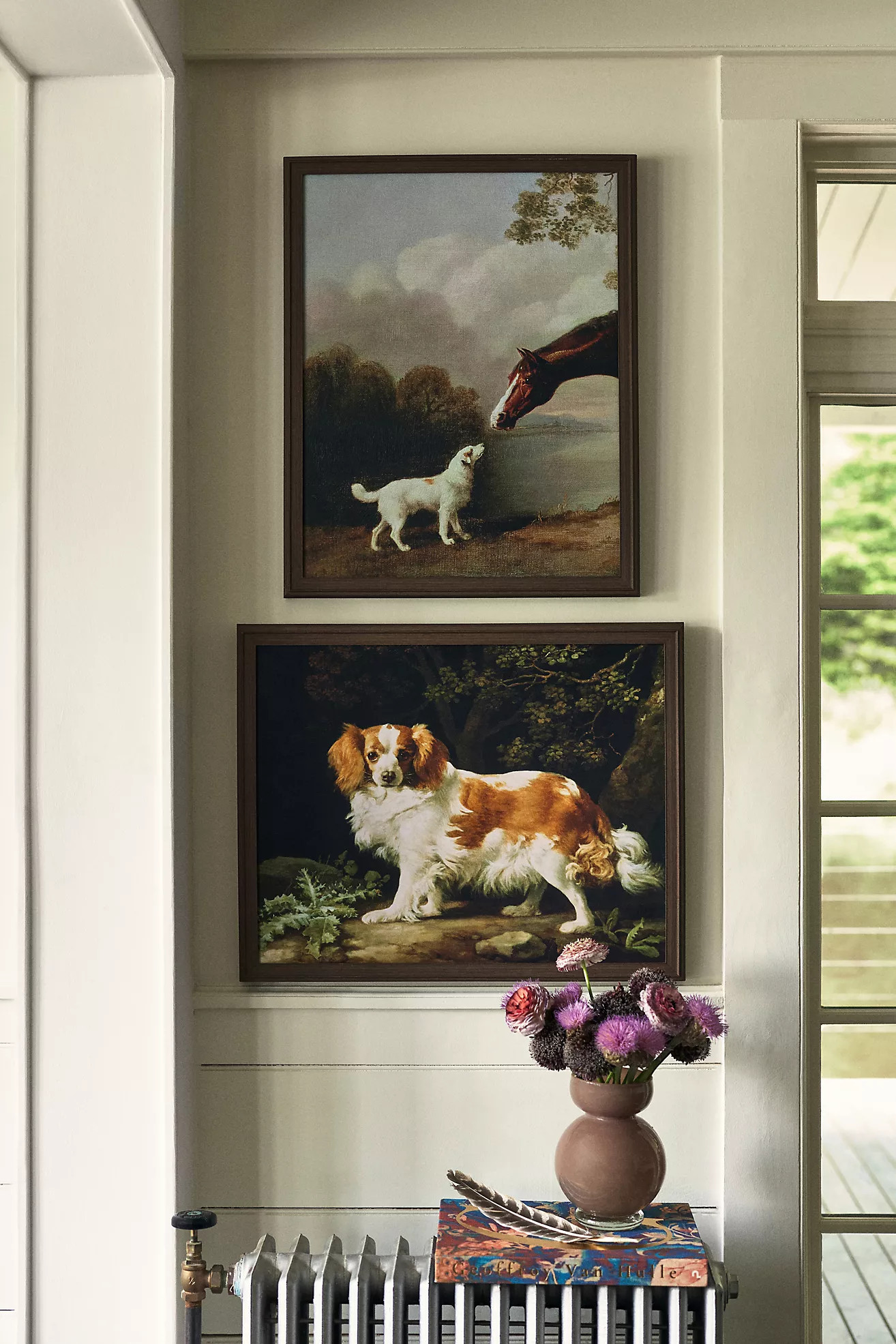 Bay Horse and White Dog - Focus Wall Art | Anthropologie (US)