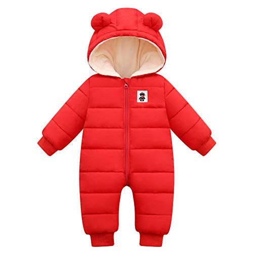 Fumdonnie Baby Girl Snow Suit Infant 6-9 Months Snowsuit Clothes Winter Bunting | Amazon (US)
