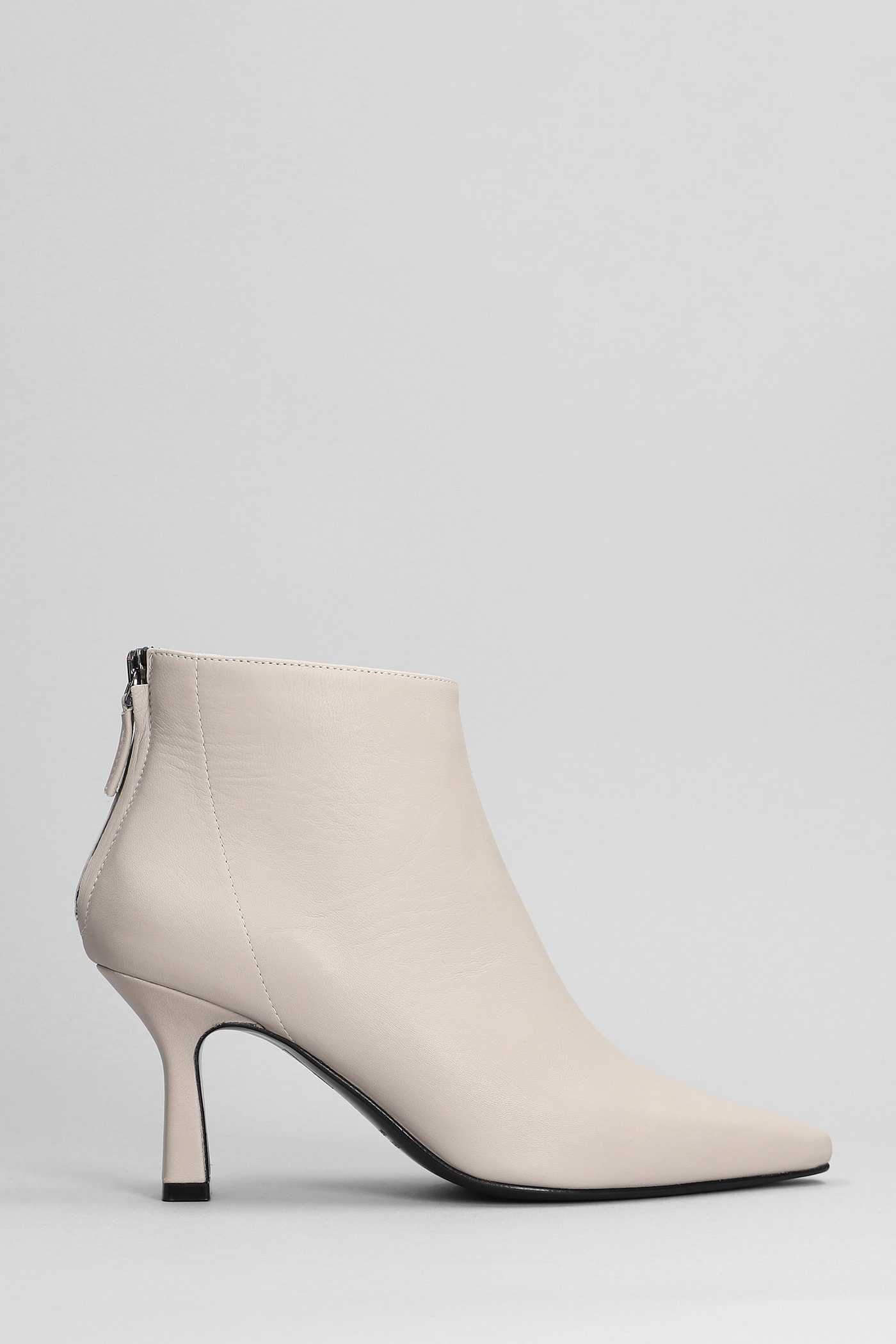 The Seller High Heels Ankle Boots In Beige Leather | Italist.com US