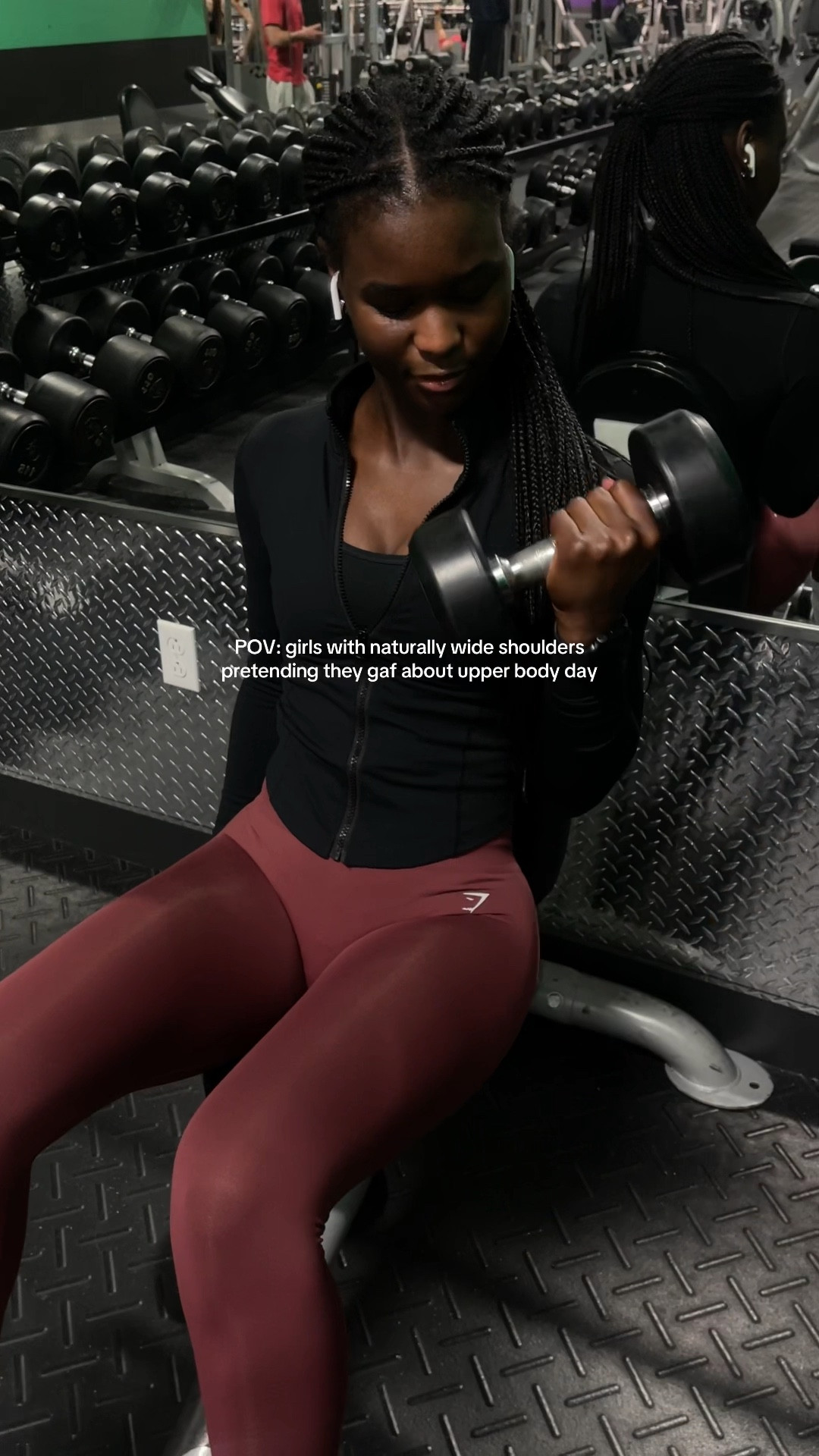 Gymshark Everyday Seamless Leggings
Burgundy Brown & black cropped Lululemon align jacket dupe from Amazon.

#LTKcanada #LTKfitness #LTKsale