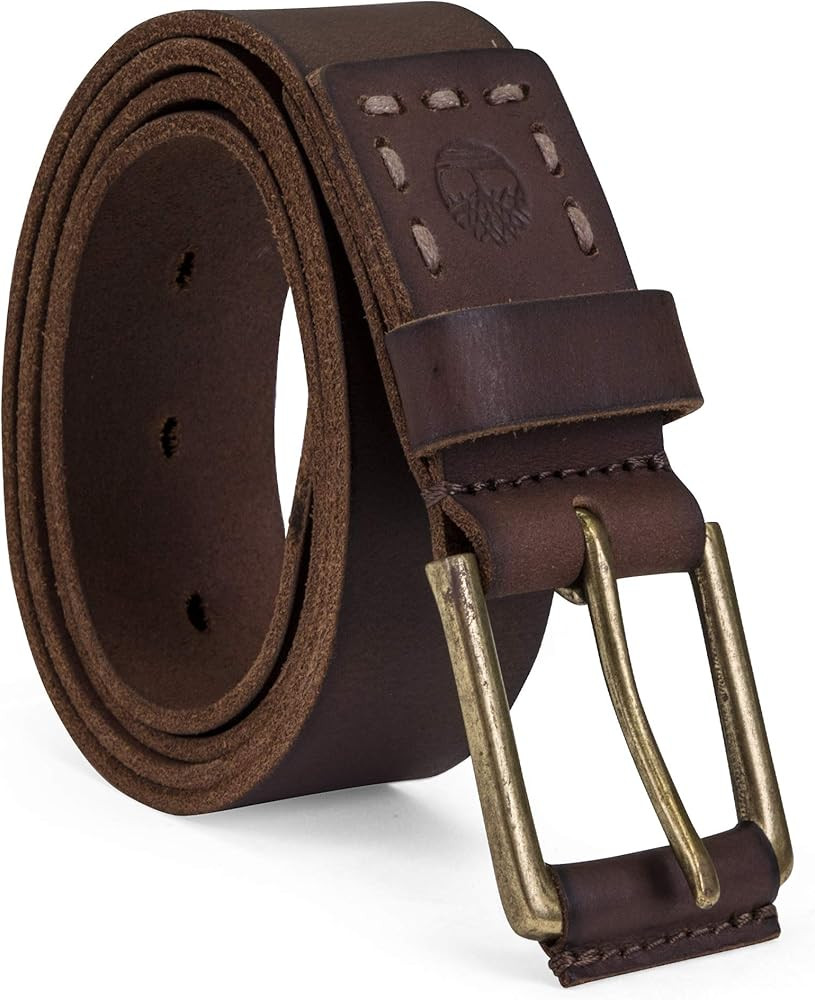 Timberland Men's Casual Classic Everyday Leather Belt | Amazon (US)