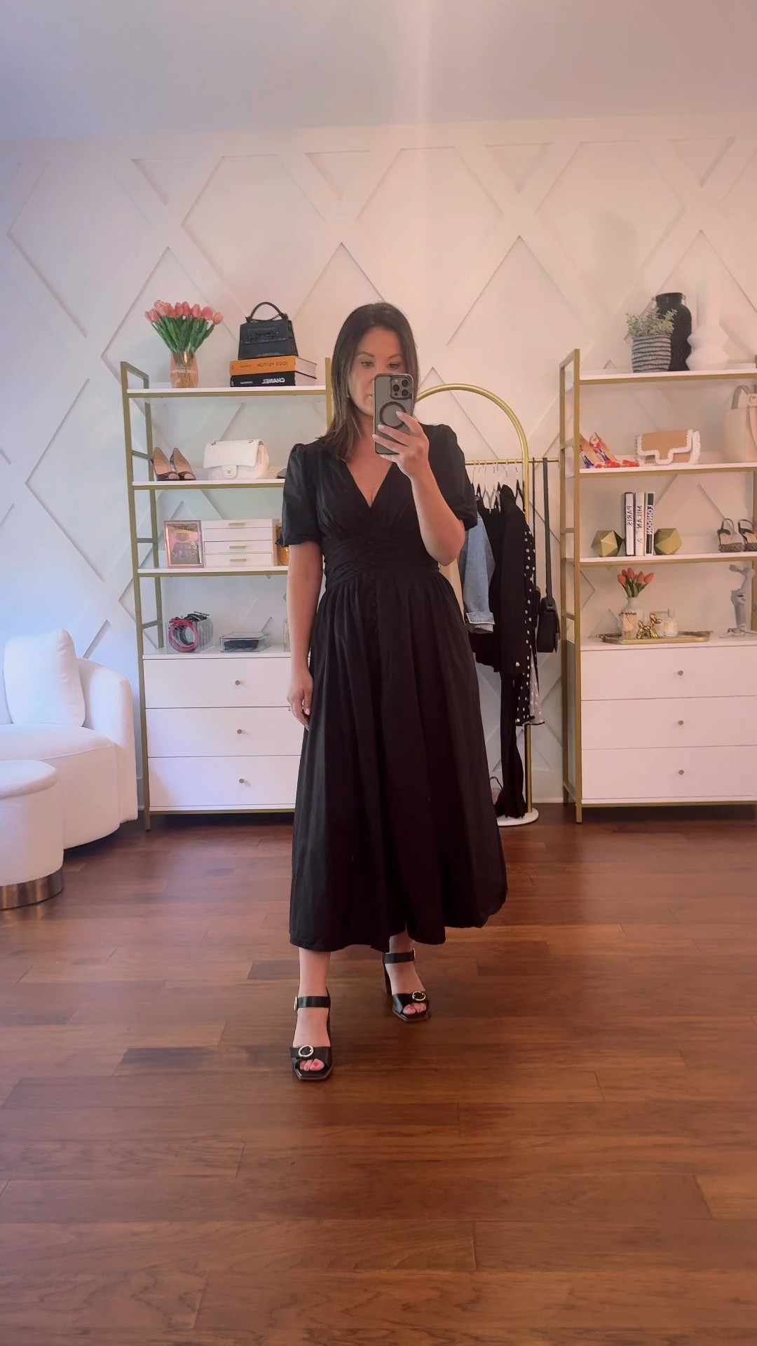 The most gorgeous little black dress and it’s comfortable too- dress it casually or dress it up! Add boots this fall and you are ready to go! 

#LTKVideo #LTKOver40 #LTKSeasonal