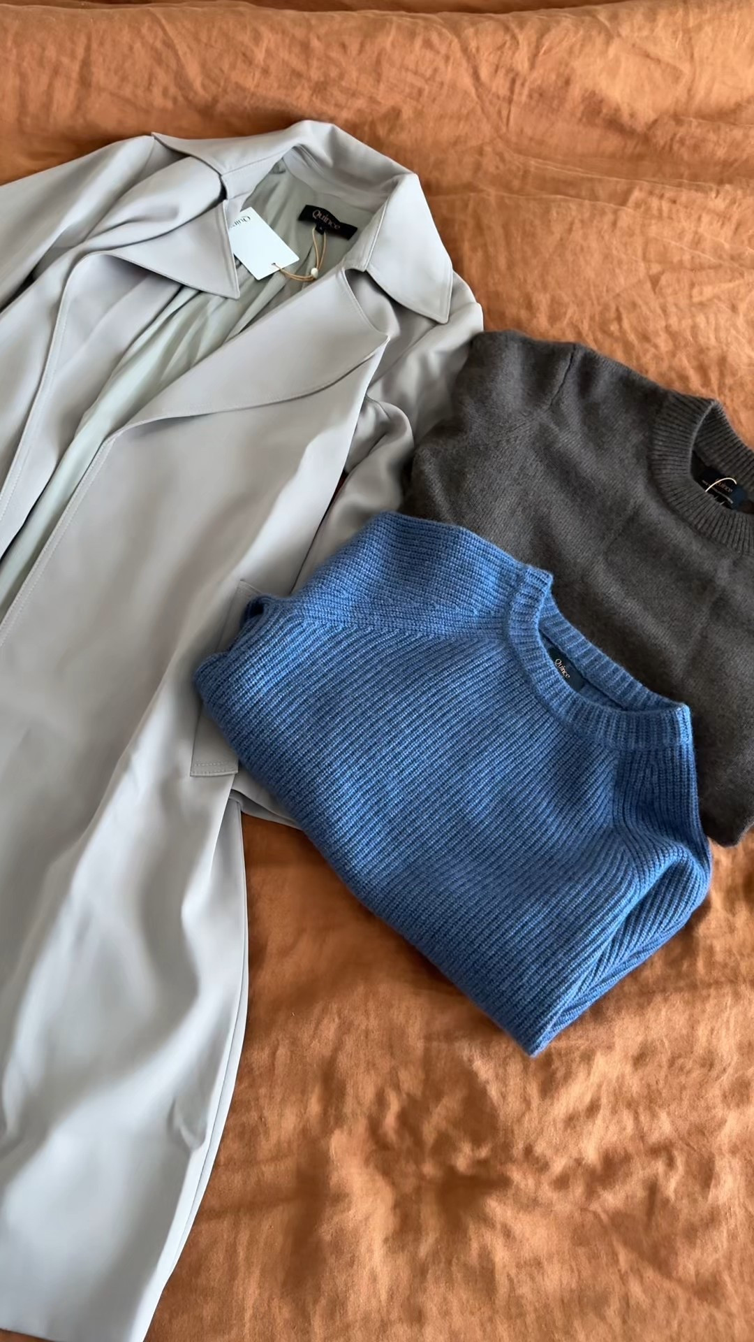 bump-friendly fall transition outfits maternity // blue crew neck sweater // brown oversized sweater // cream trench coat // aerie it knit skort black mini skirt

#LTKPetite #LTKStyleTip #LTKBump