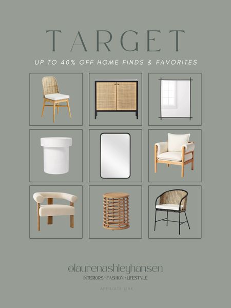 Select Target furniture is up to 40% off through Saturday (tomorrow)! They have so many beautiful pieces from dining chairs and tables to accent chairs, side tables and more! 

#LTKstyletip #LTKsalealert #LTKhome