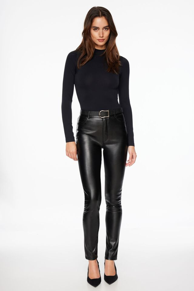 Kate Faux Leather Skinny Pants | Dynamite Clothing