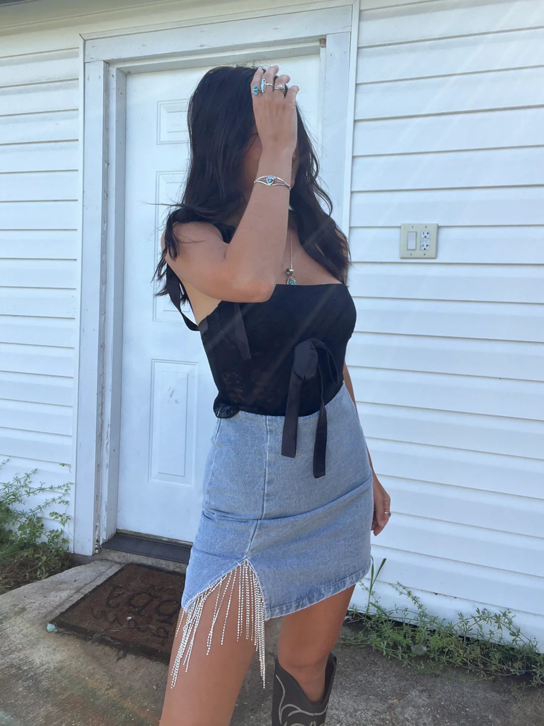 Made You Look Lace Top | Willow Boutique