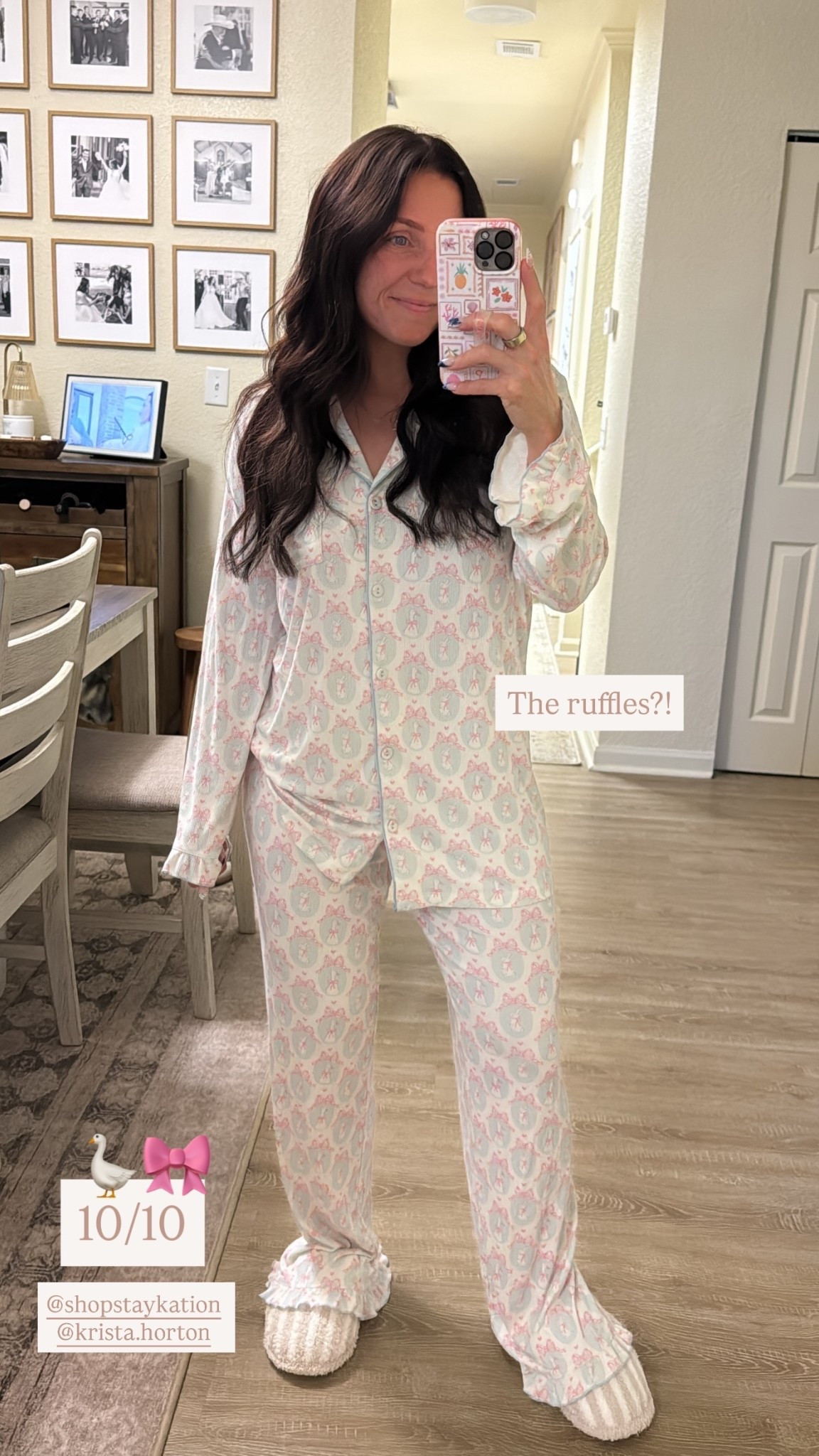 Look at how cute these jammies from Staykation are!! 

 💖 the ruffles🪿🎀 

 

#LTKmorningroutine #LTKdayinmylife #LTKSeasonal