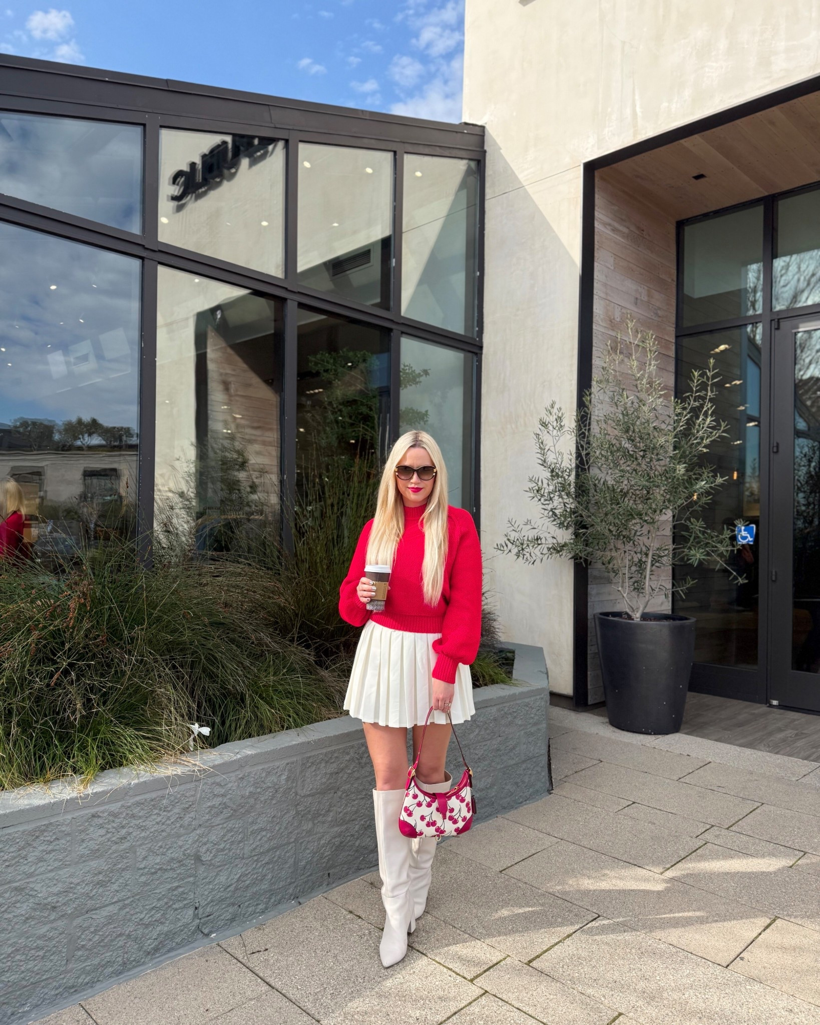 Love this cute cherry print bag from Coach!

Sweater: Small
Skirt: Medium
Boots: 9.5

Pleated Mini Skirt | Cherry Print Bag | White Bootss

#LTKStyleTip #LTKItBag #LTKSeasonal