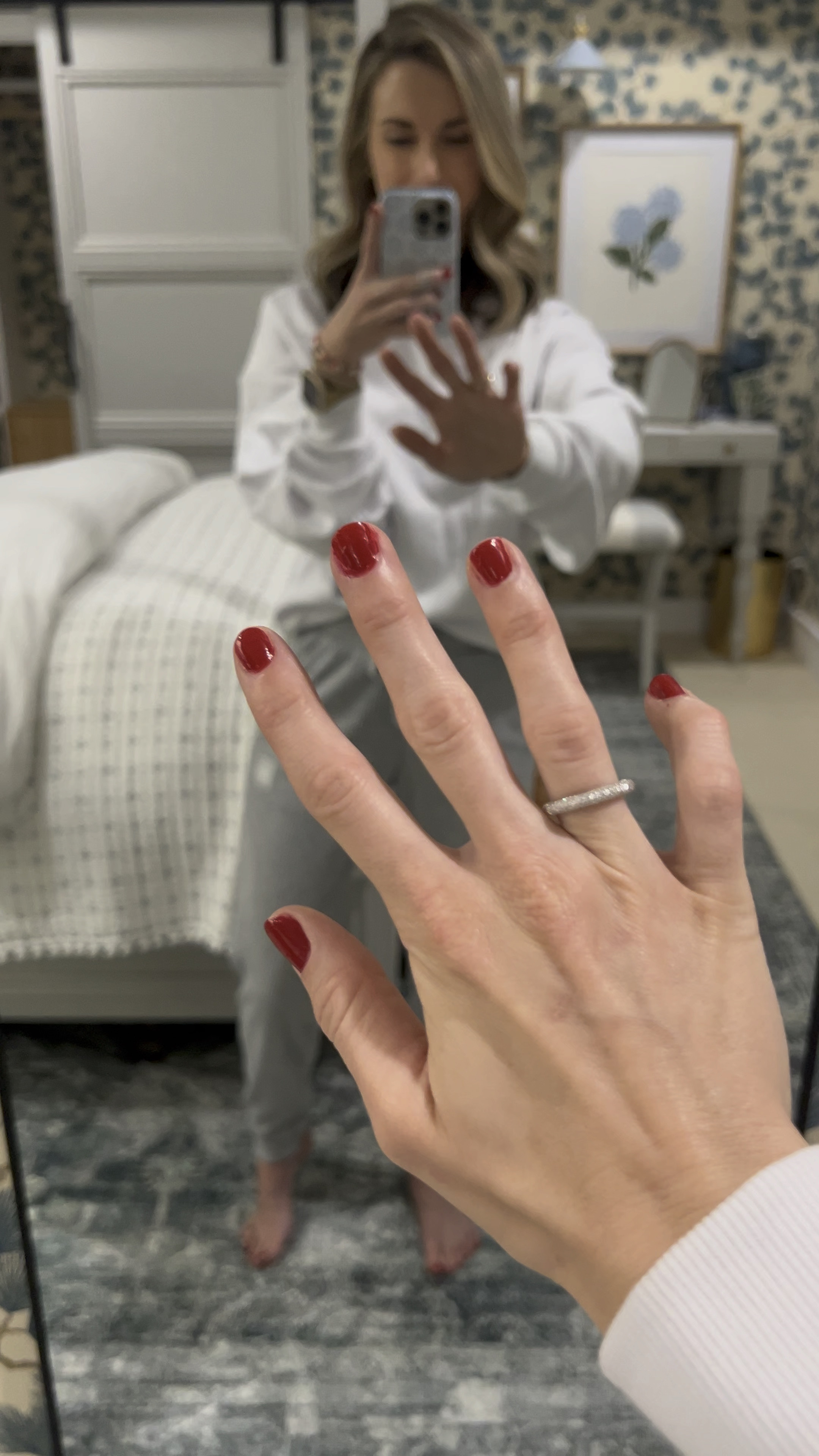 My favorite Christmas present & the coziest sweats to tackle the organization that is the day after Christmas. 

Ring is the petite in yellow gold. XS in the sweatshirt and pants. These sweatpants get a 10/10 for me for fit and feel! 

Nail color: OPI Big Apple Red



#LTKStyleTip #LTKFitness #LTKGiftGuide