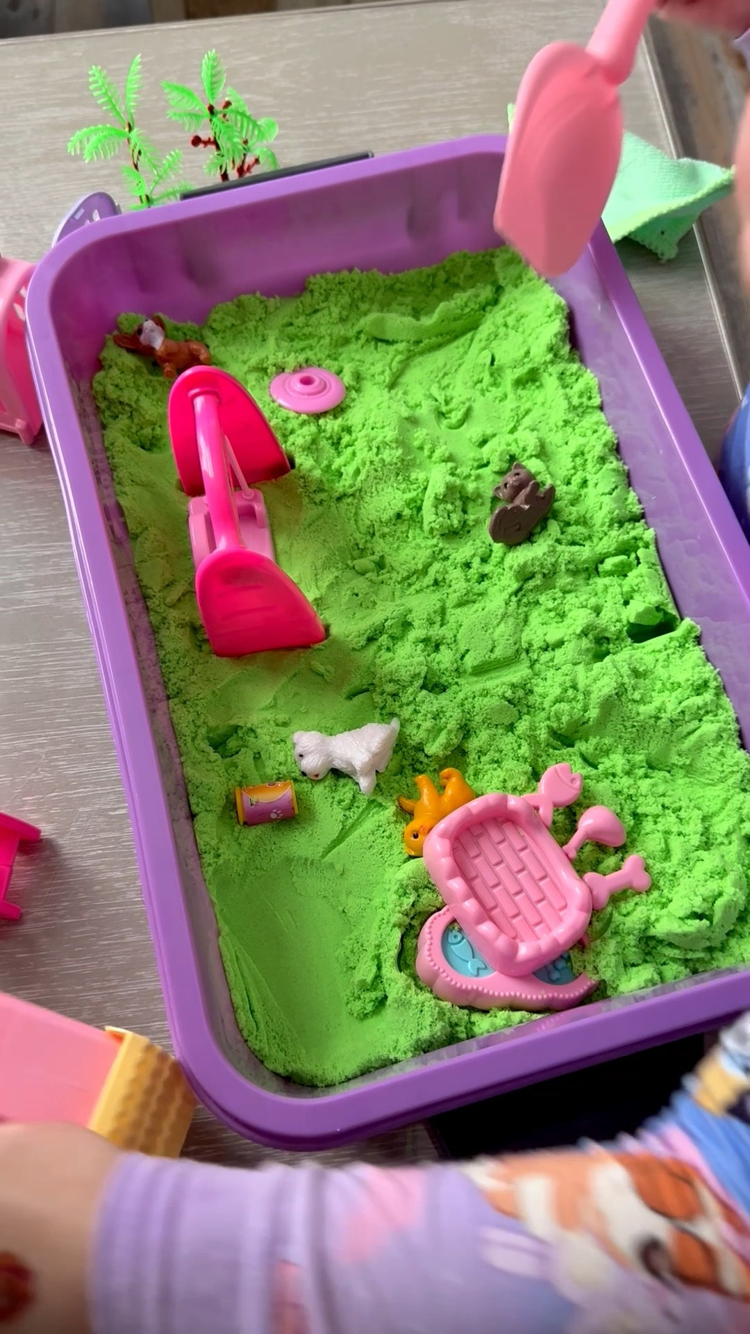 Blizzard of 2026 in NJ calls for some independent toddler play! I grabbed this pre made sensory kit from Amazon earlier in the week and kept it a surprise so my daughter would be thrilled when she saw it today. The little puppies and kittens are so fun. She’s having fun hiding and finding them with the shovel 🥹

#snowdayactivities #toddlertoys #amazon 

#LTKmomlife #LTKKids