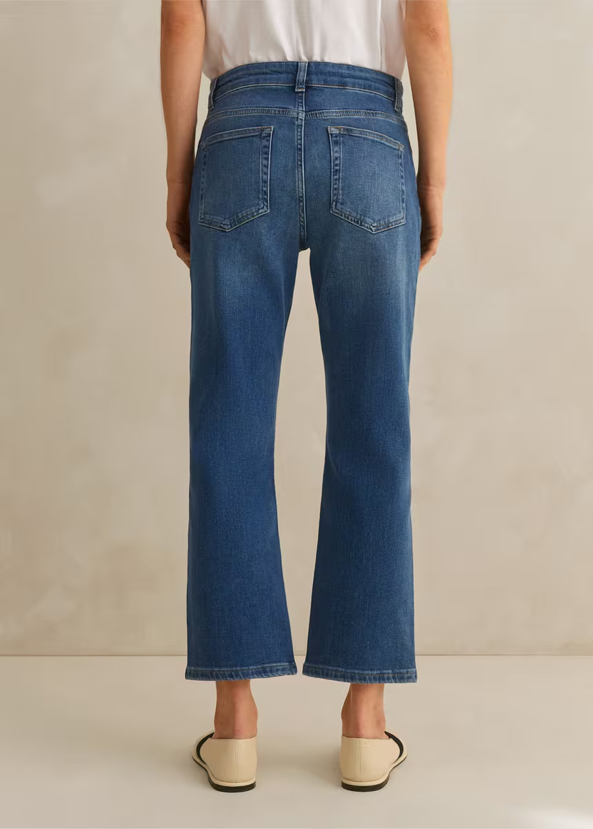 Regular Authentic Slim Crop Jean | ME+EM US