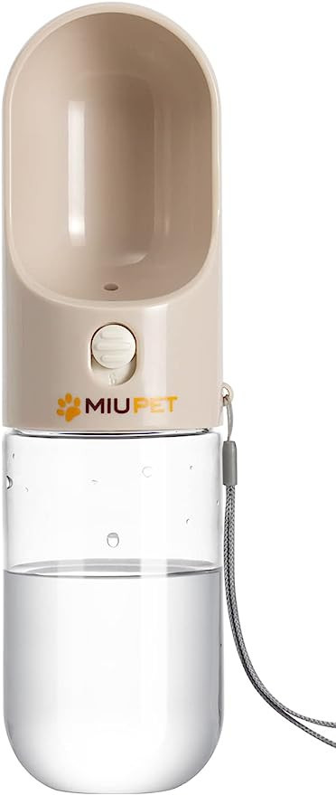 MIU PET Dog Travel Water Bottle, Portable Dog Water Bottle Dispenser for Hiking and Walking, Leak... | Amazon (US)