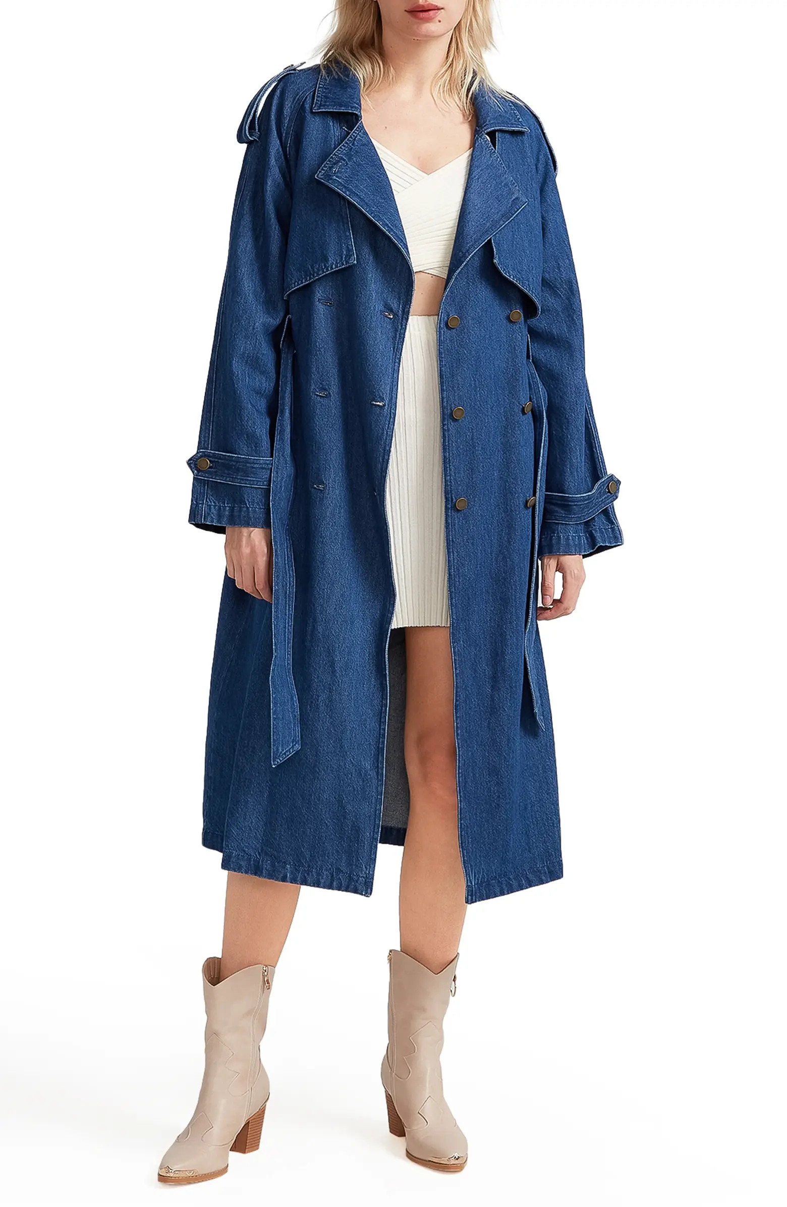 Wild Skies Denim Trench Coat | Nordstrom