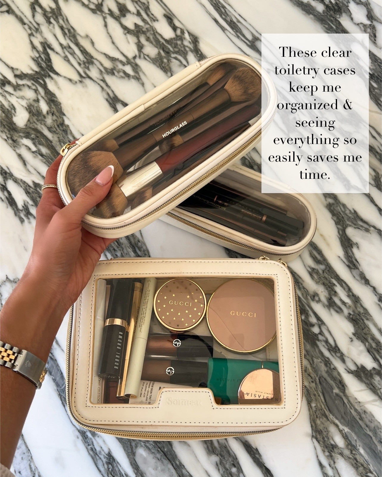 Don’t travel anywhere this summer without these clear pouches from Amazon. They make organizing your makeup and skincare products a breeze!

#LTKBeauty #LTKdayinmylife #LTKTravel