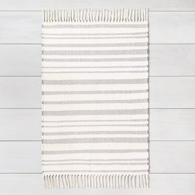 Stripe with Fringe Area Rug - Hearth & Hand™ with Magnolia | Target