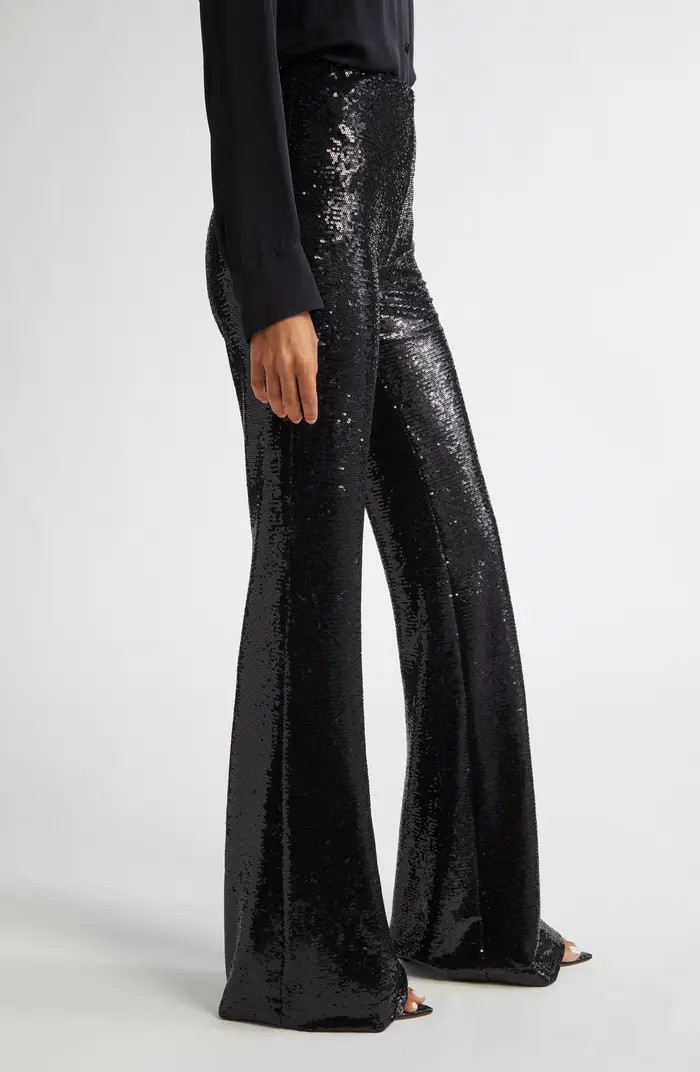 Honor Sequin Flare Leg Pants | Nordstrom