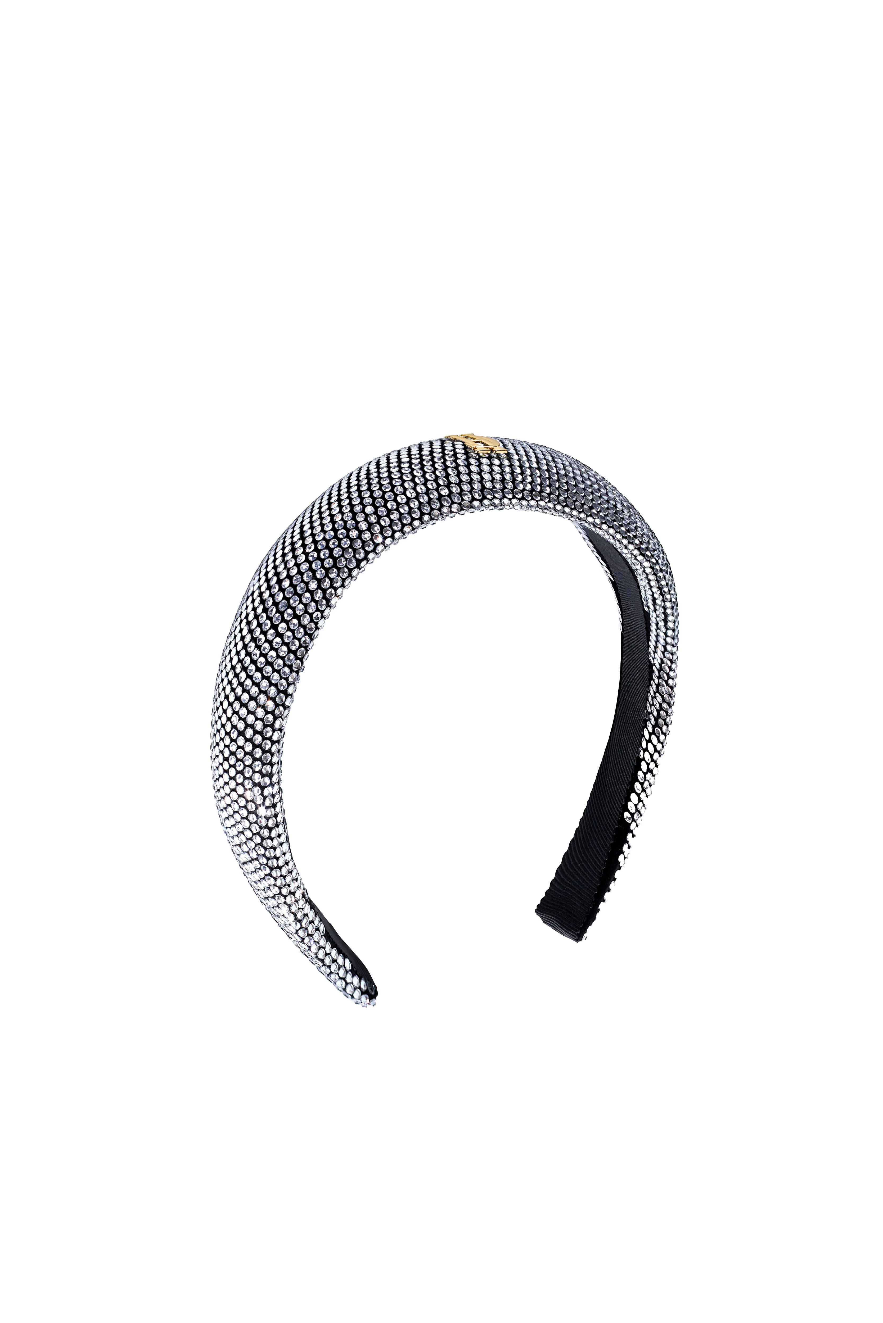 Narrow Headband (Silver Crystal) | Holland Cooper
