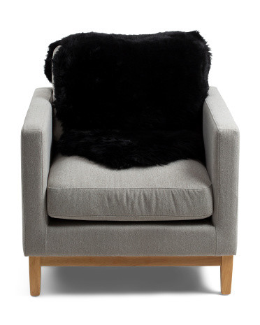 23x41 Combed Long Wool Sheepskin Single Pelt Rug | Marshalls
